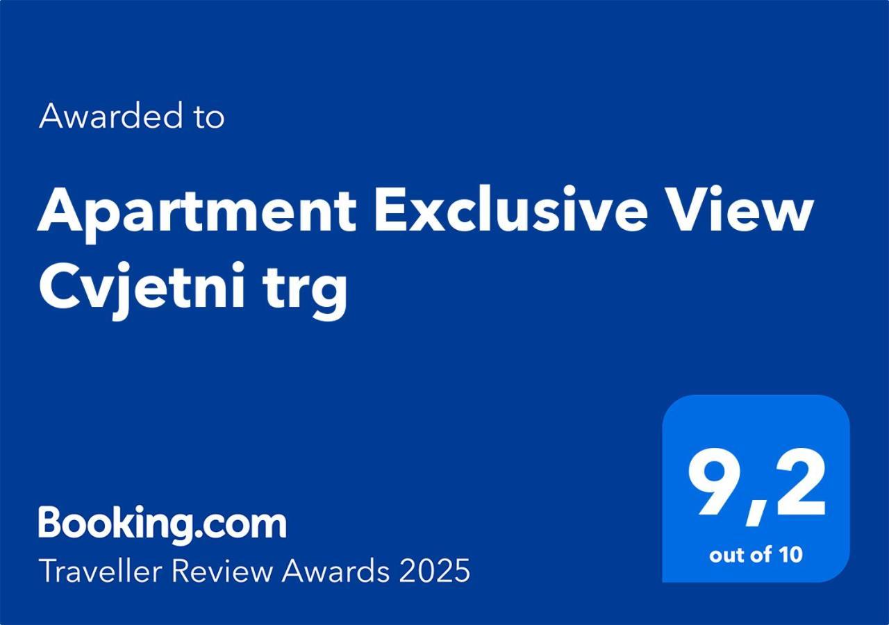 Apartment Exclusive View Cvjetni Trg Zagreb Exteriör bild